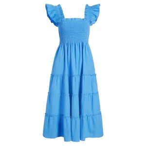 NWT Hill House Ellie Dress in Blue Hydrangea Clip Dot (XXS) 💙